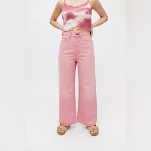 BDG Urban Outfitters High & Wide Jean – Washed Rose